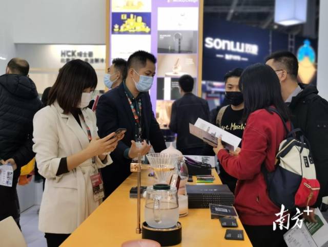 廣東工業設計城企業參加2021年AWE展會。受訪單位供圖